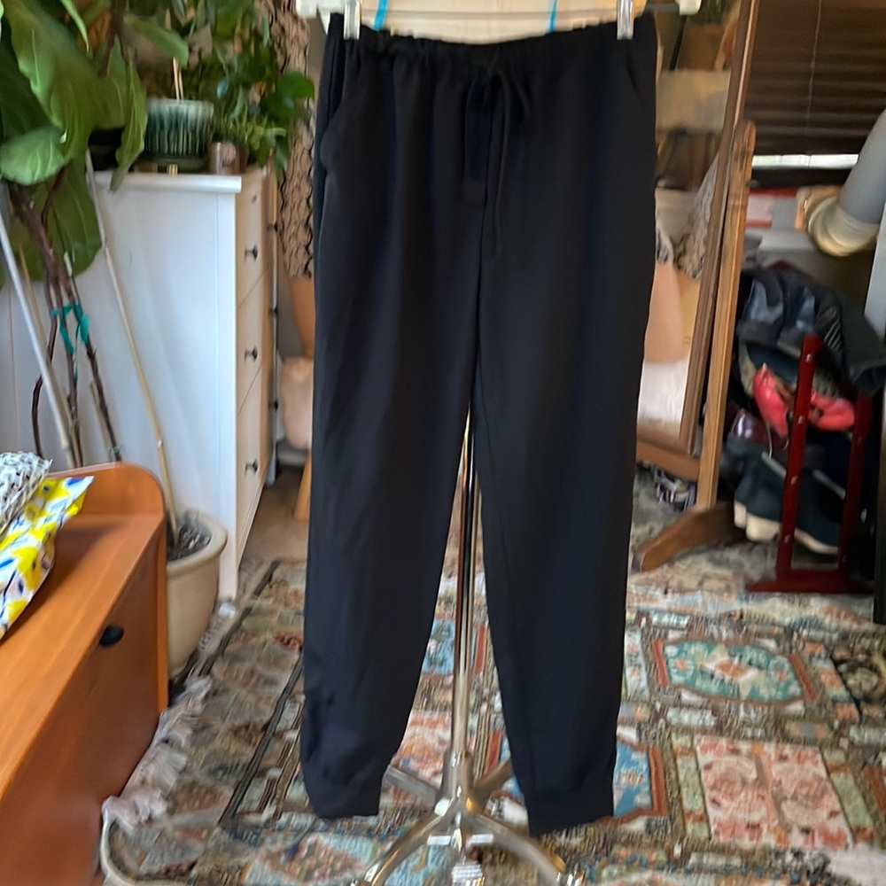 Joe B by Joe Benbasset Black Zip Ankle Joggers M